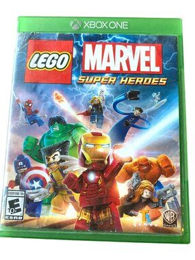 Lego Marvel Super Heroes XBox One Video Game W/ Case Heroes Assemble Great Actio